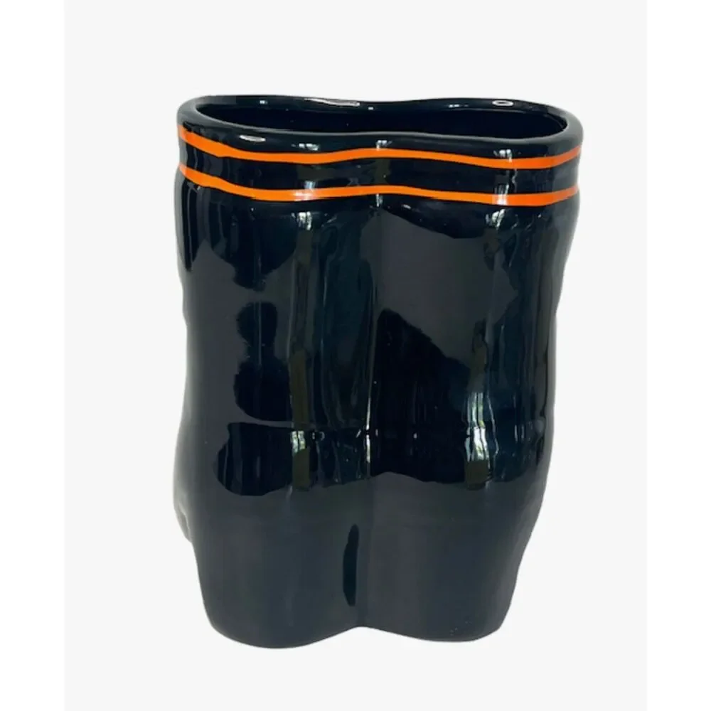 Halloween Figural Witch's Shoes Shaped Vase Witchy Decor